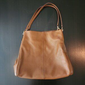 Coach Brown Leather Hobo Bag